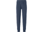 Dunkelblaue Fleece-Jogginghose mit elastischem Bund und Bündchen