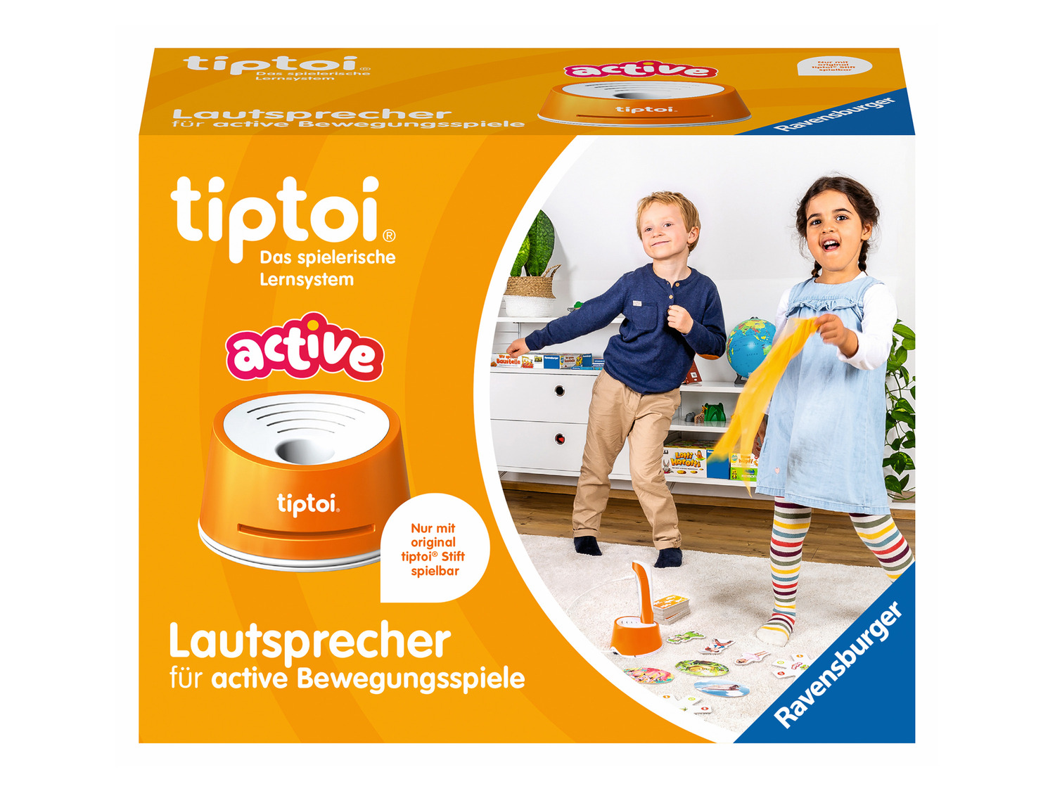 tiptoi® Ravensburger ACTIVE Lautsprecher, interaktives…