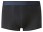 Schwarze Boxershorts mit blauem Bund