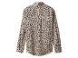 Beiges Hemd mit Leopardenmuster