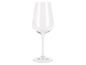 Ein leeres Weinglas aus Glas.