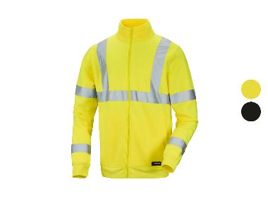PARKSIDE PERFORMANCE® Herren Warnschutz Sweatjacke / Herren Sweatjacke