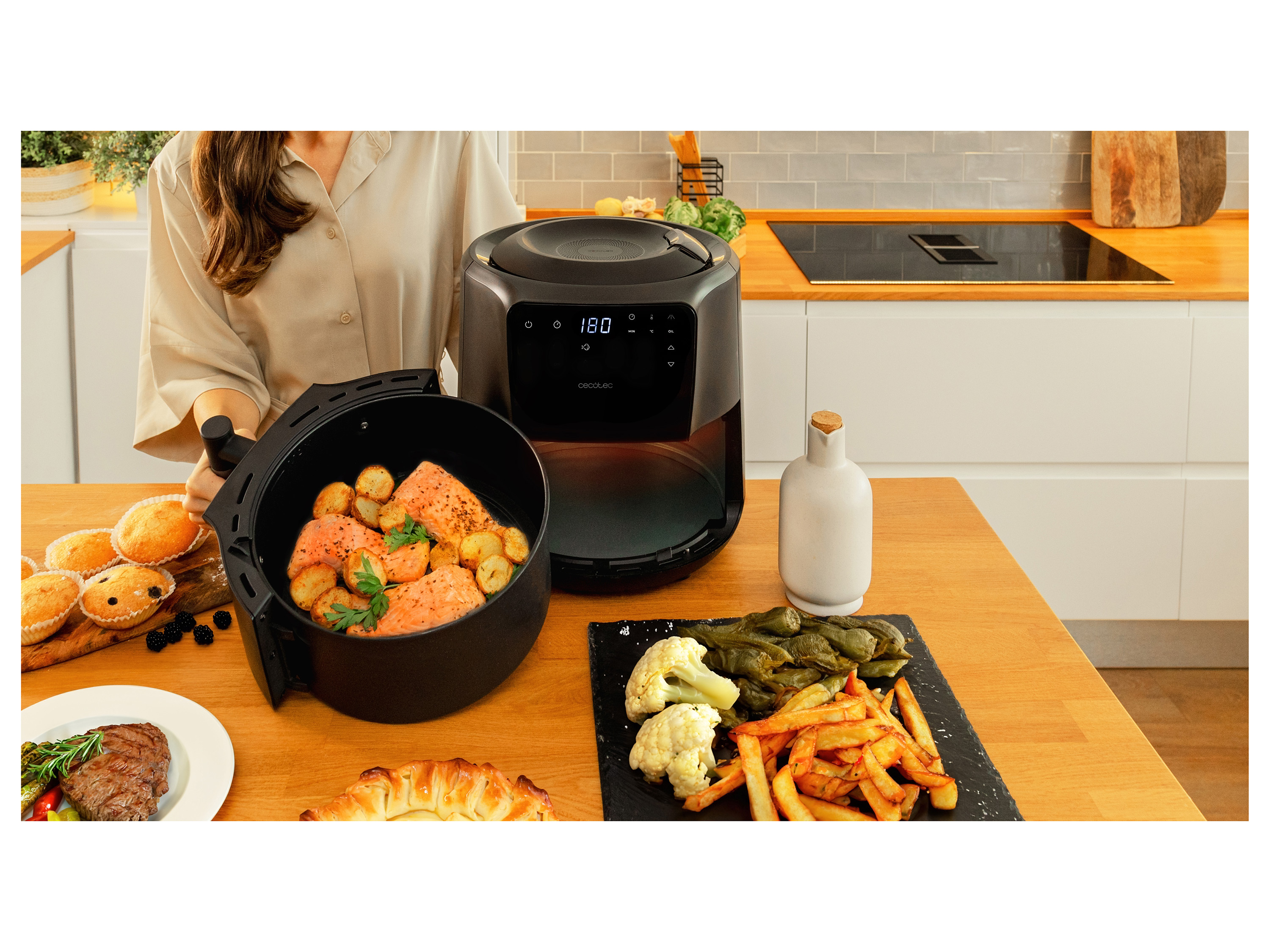 Thumbnail - Cecotec Heißluftfritteuse »Cecofry Rain 3300«, 5,5 l