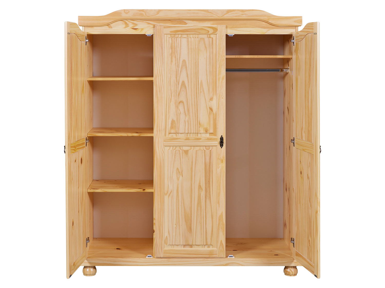 Thumbnail - Inter Link Kleiderschrank im Landhausstil (3-türig, Natur)