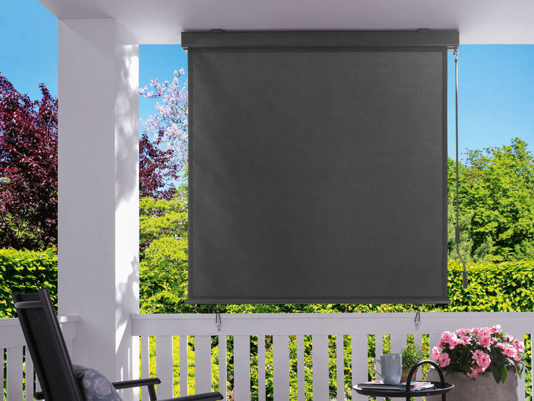Gehe zu Vollbildansicht: LIVARNO home Senkrechtmarkise, 250 x 140 cm, anthrazit - Bild 2