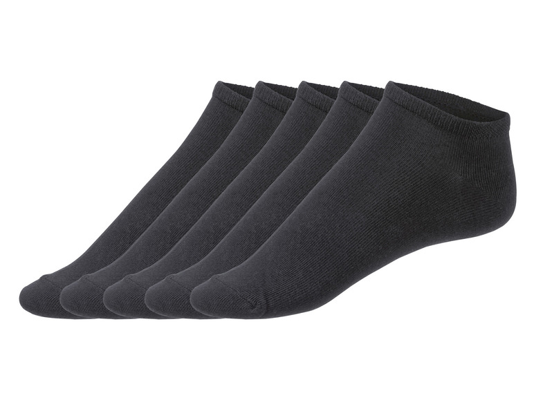 Gehe zu Vollbildansicht: esmara® Damen Sneakersocken, 5 Stück, hoher Baumwollanteil - Bild 2