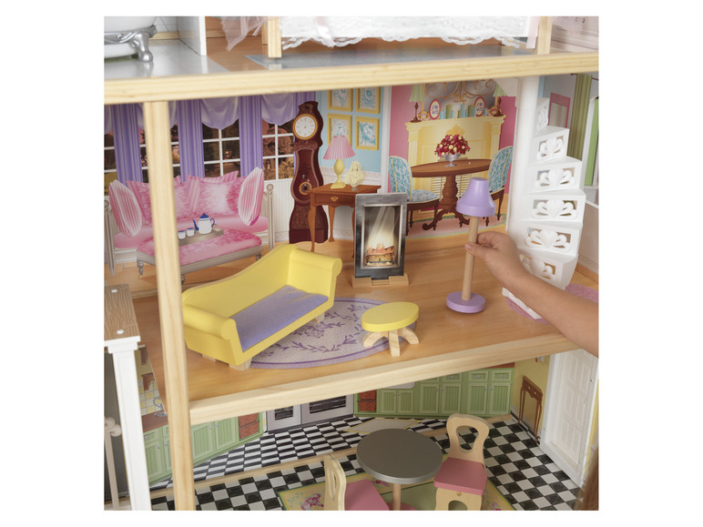 Gehe zu Vollbildansicht: KidKraft Puppenhaus »Kaylee«, 1,2 m, aus Holz, mit Aufzug - Bild 15