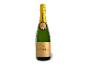 Eine Flasche Henri Dubois Brut Champagner.