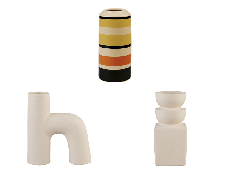 Gehe zu Vollbildansicht: LIVARNO home Vase, aus Keramik - Bild 1