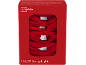 Livarno 10 LED-Lichterkette mit roten Samtschleifen in roter Verpackung.