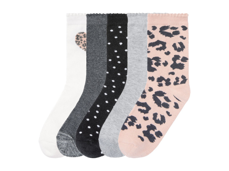 Gehe zu Vollbildansicht: pepperts!® Mädchen Socken, 5 Paar, mit hohem Baumwollanteil - Bild 4