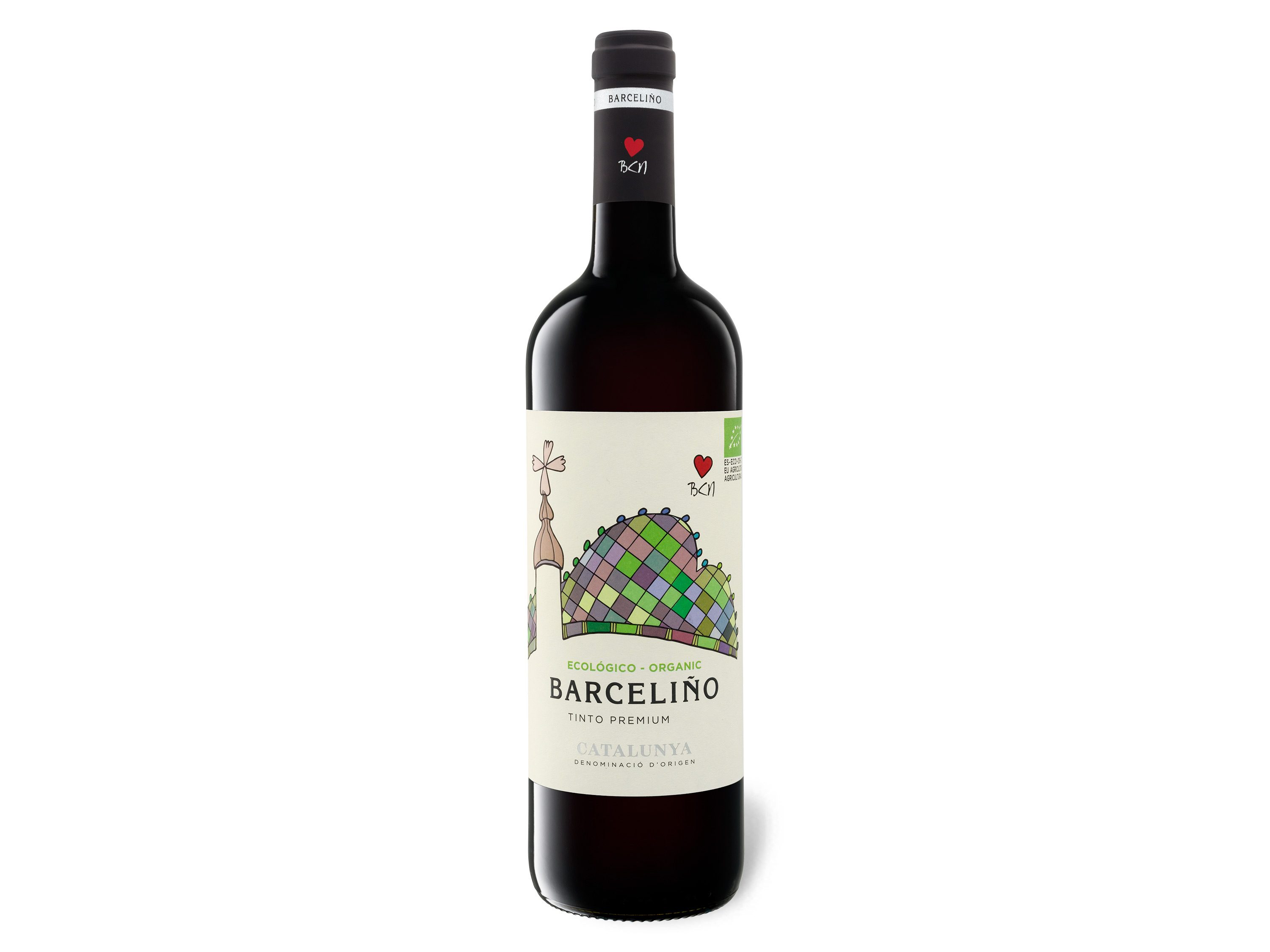 Barceliño Tinto Premium Ecológico Organic Catalunya DO trocken, Rotwein 2021 Wein & Spirituosen Lidl DE