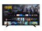 JVC Smart-TV zeigt Streaming-Oberfläche mit Titeln wie Heads of State, Wednesday und Reacher.