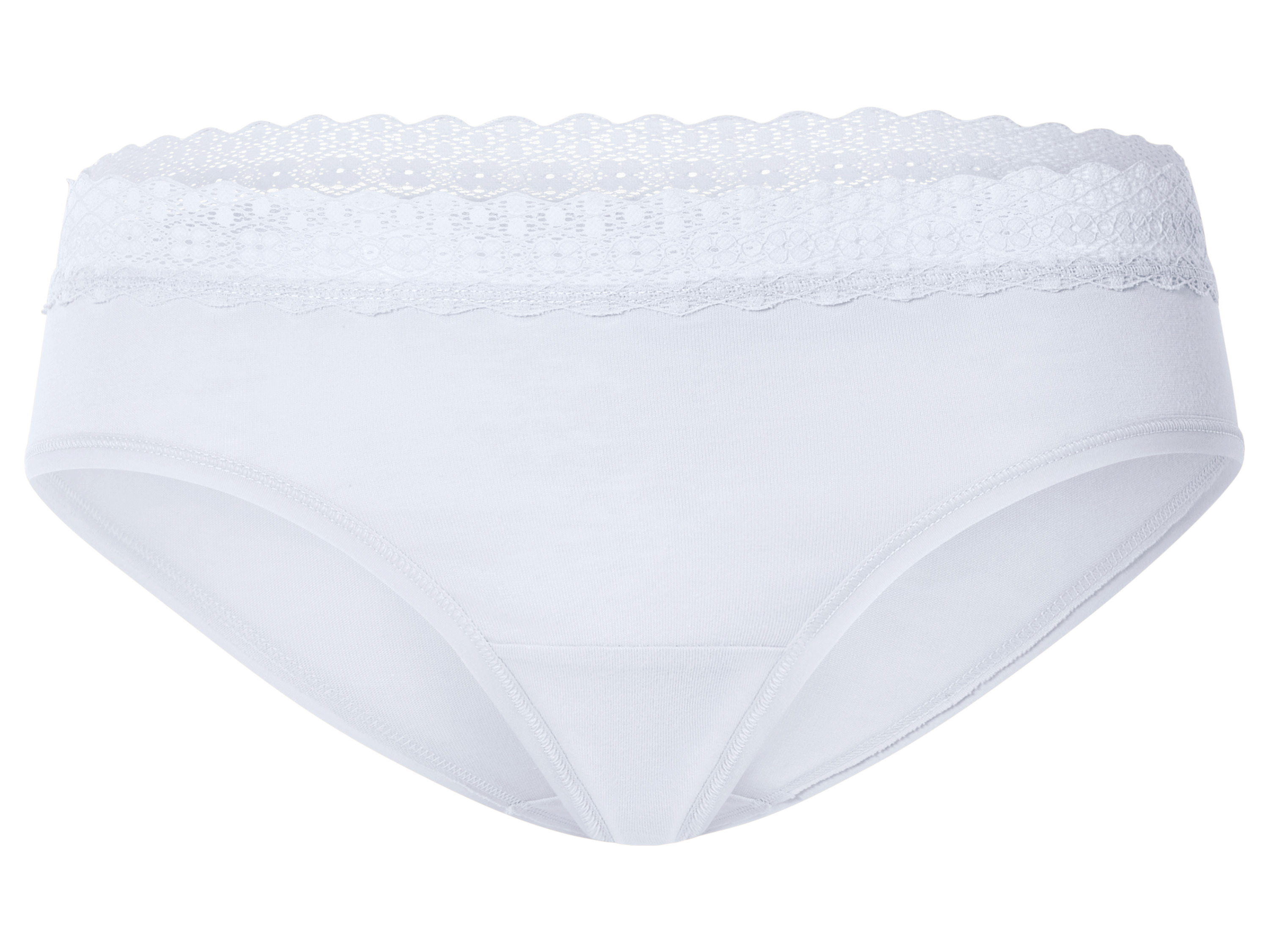 Thumbnail - esmara® Damen Hipster mit Spitze 5er (Blau/Weiß, S(36/38))