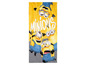 Handtuch mit Minions-Motiven.