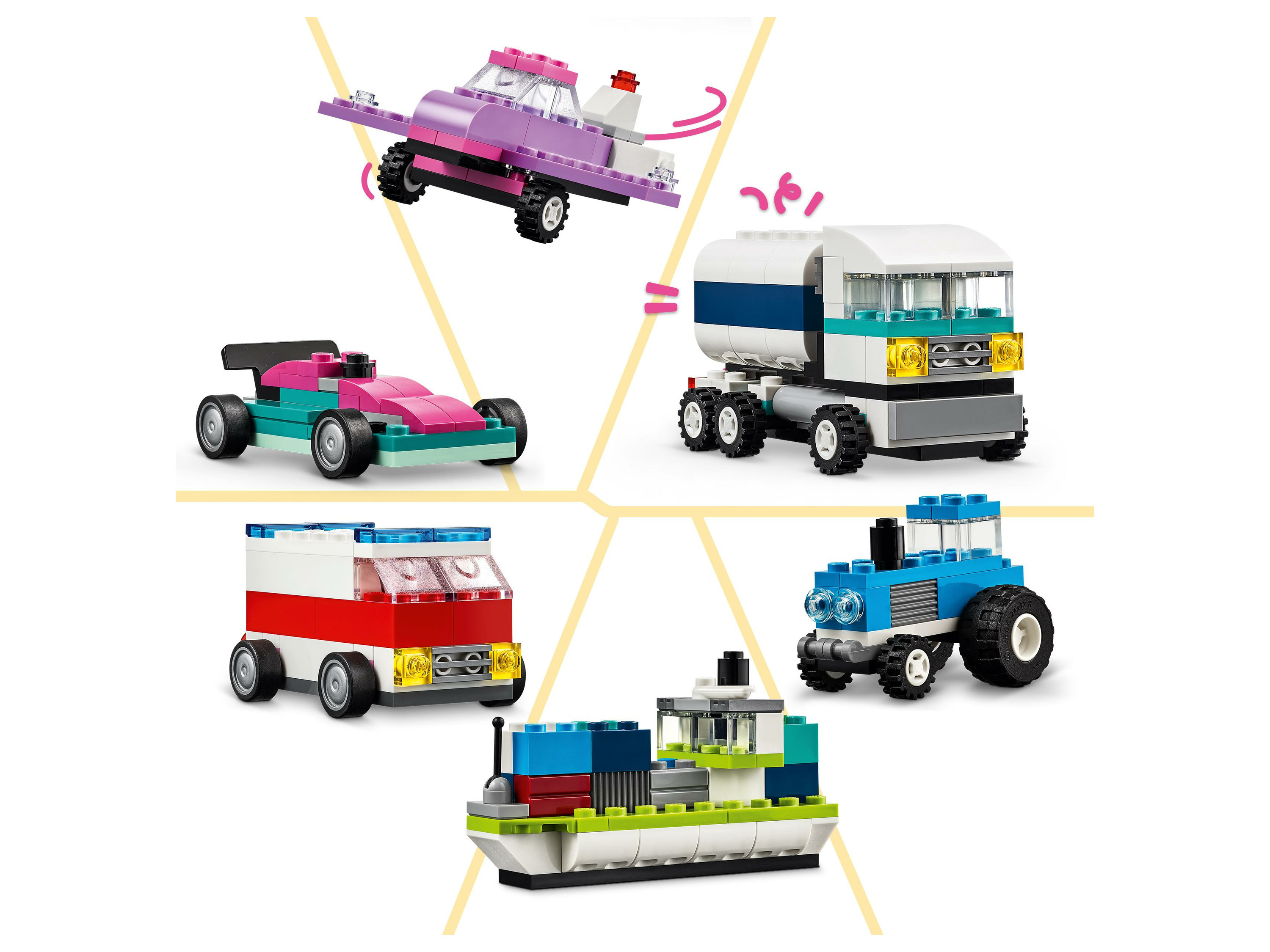 Lego Classic Kreative kjøretøy 11036 5