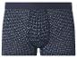Herren-Boxershorts mit marineblauem, weißem und blauem Karomuster