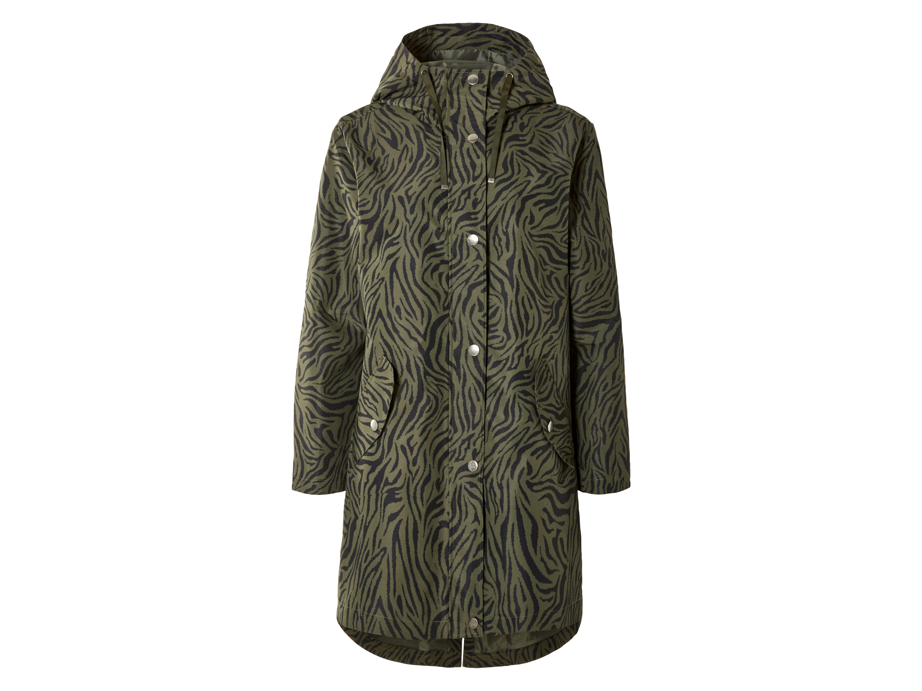 esmara® Damen Trenchcoat (Olive, XS(32/34))““ | Wetterleiste mit Druckknöpfen Material: Obermaterial: Polyester, Futter: Polyester Pflegehinweis: waschen bei max. 40 °C nicht bleichen nicht im Wäschetrockner trocknen bügeln bis 110 °C Stufe 1. Kein Bügeln mit Dampf nicht trockenreinigen Größe: In der Filiale: S 36/38 – L 44/46 Im Onlineshop: XS 32/24 – L 44/46 Meine Lidl-Größe – so einfach gehts Einfach den Lidl-Größenrechner besuchen. Für deine Personengruppe und Produktgruppe die gemessenen Körpermaße eintragen und dann den Berechnen-Button betätigen. Schon wird dir deine Größe angezeigt. Oeko-Tex® Standard 100 Geprüft auf Schadstoffe Zertifizierungsnummer: S09-0891 Hohenstein Htti Standard 100 by Oeko-Tex® ist die weltweit bekannteste, unabhängige Zertifizierung schadstoffgeprüfter Textil- und Lederprodukte aller Art – vom Garn und den Stoffen bis hin zum gebrauchsfertigen Artikel. Das Label bestätigt
