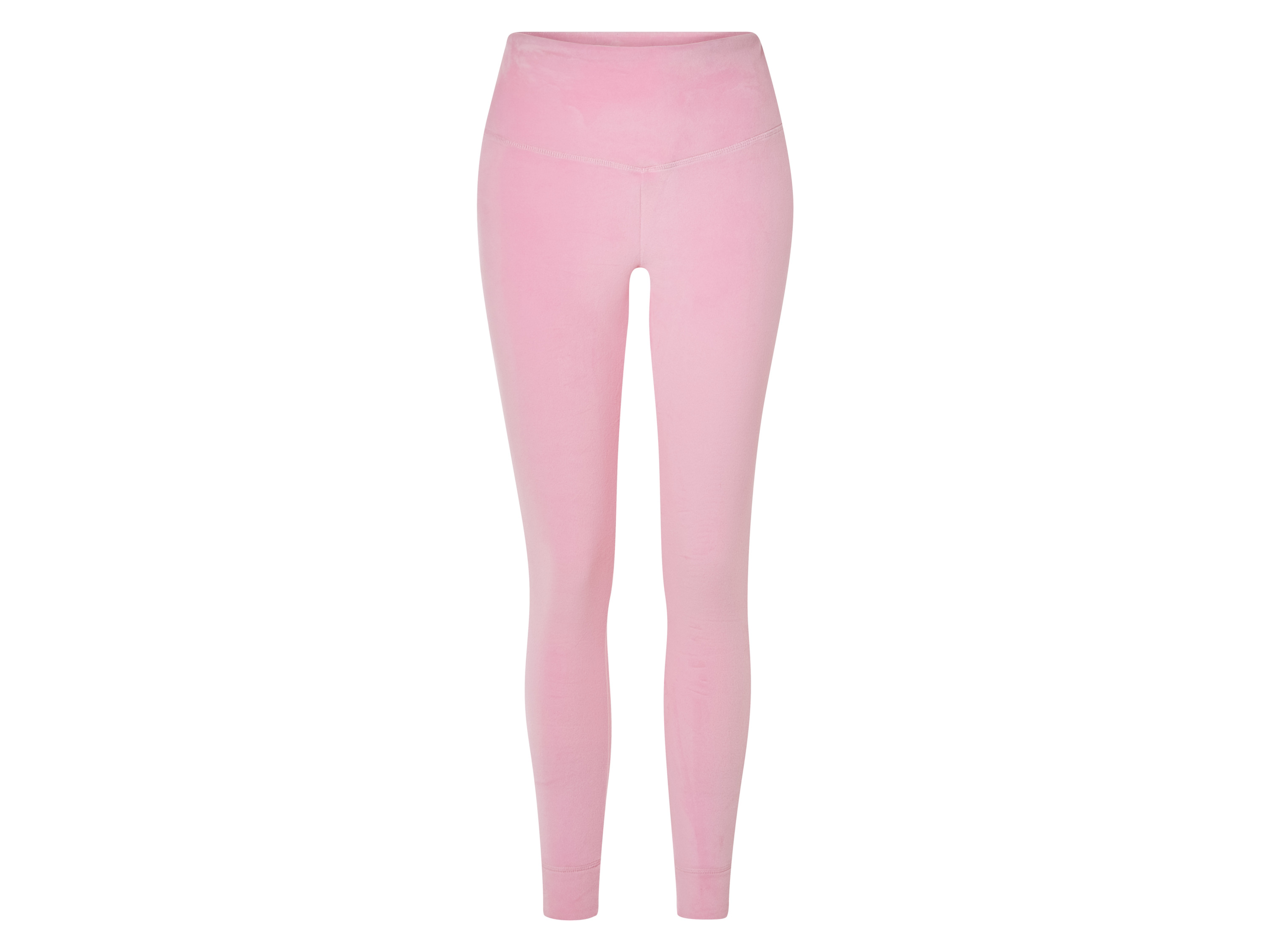 esmara® Damen Leggings Velour (Pink, L(44/46)) | 04335814071653