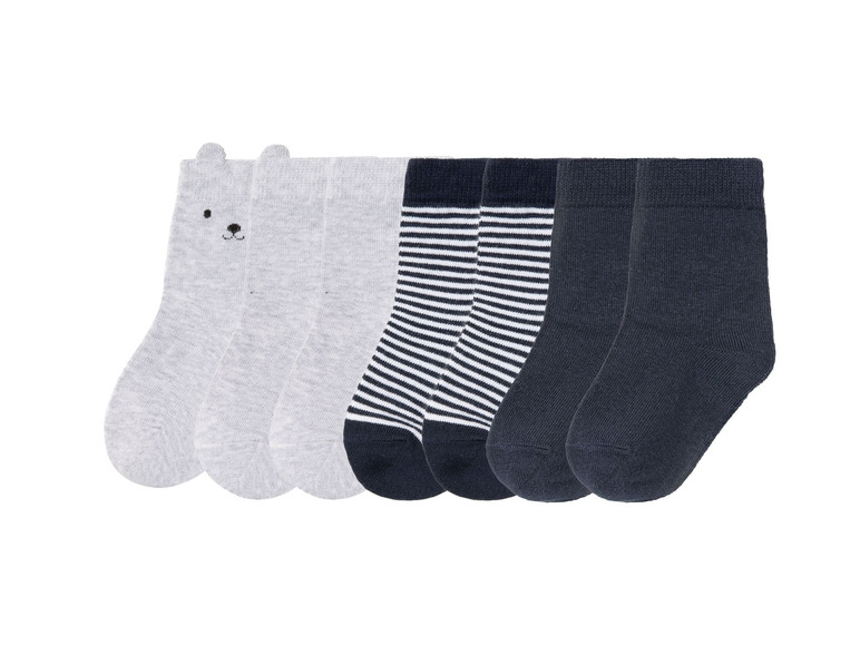 lupilu® Kleinkinder Jungen Bio-Baumwolle mit 7 Socken Paar
