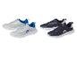 Crivit Sportschuhe: grau und dunkelblau.