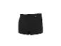 Schwarze Herren-Boxershorts mit elastischem Bund und Nahtdetails.