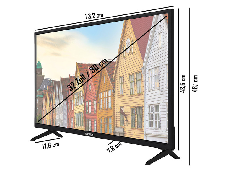 Gehe zu Vollbildansicht: TELEFUNKEN 32 Zoll (80 cm) Smart TV HD+, Full-HD 1.920 x 1.080, Triple-Tuner - Bild 4