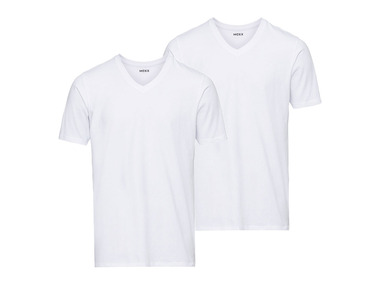 MEXX - Herren Unterhemden-T-Shirts, 2 Stück, Regular Fit (weiß/V-Ausschnitt, XXl)