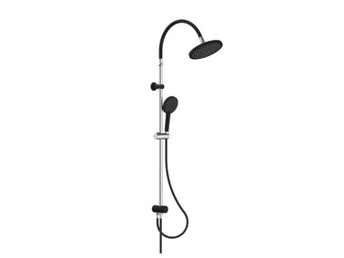 Schütte Duschsystem »MATAO RAIN«, bewegliche Regendusche und Handbrause, chrom/schwarz
