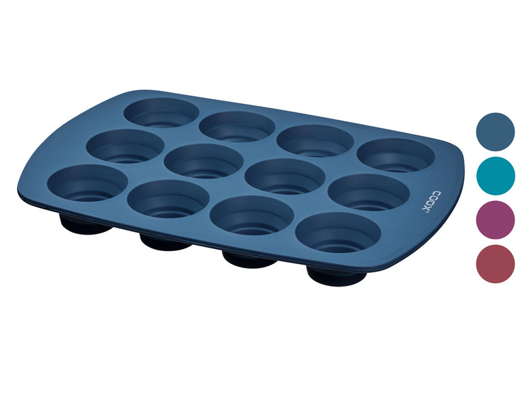 Gehe zu Vollbildansicht: Coox Silikon-Muffinform, für 12 Muffins - Bild 1