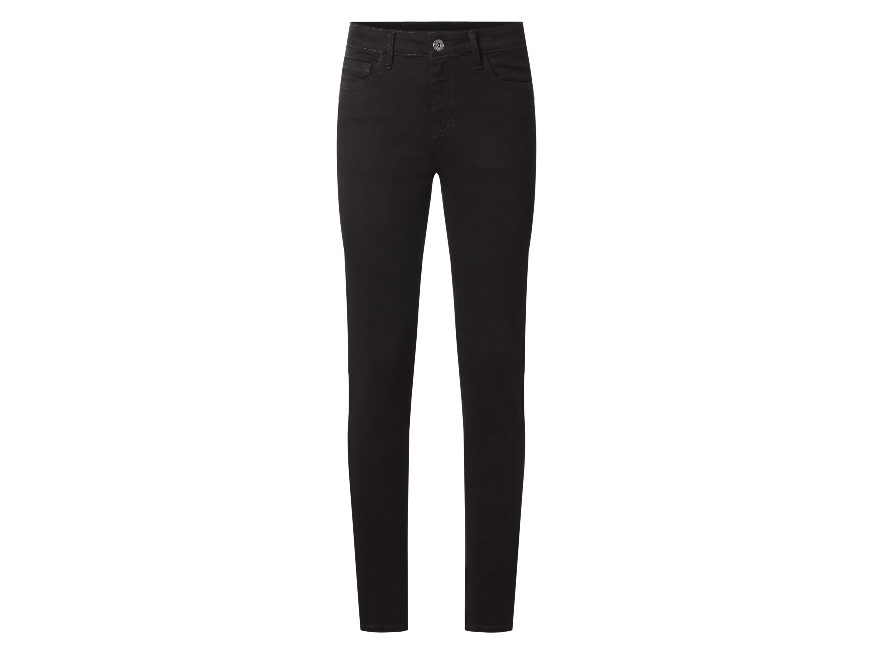 ESMARA® Damen Jeans Push-Up skinny fit (Schwarz, 46)
