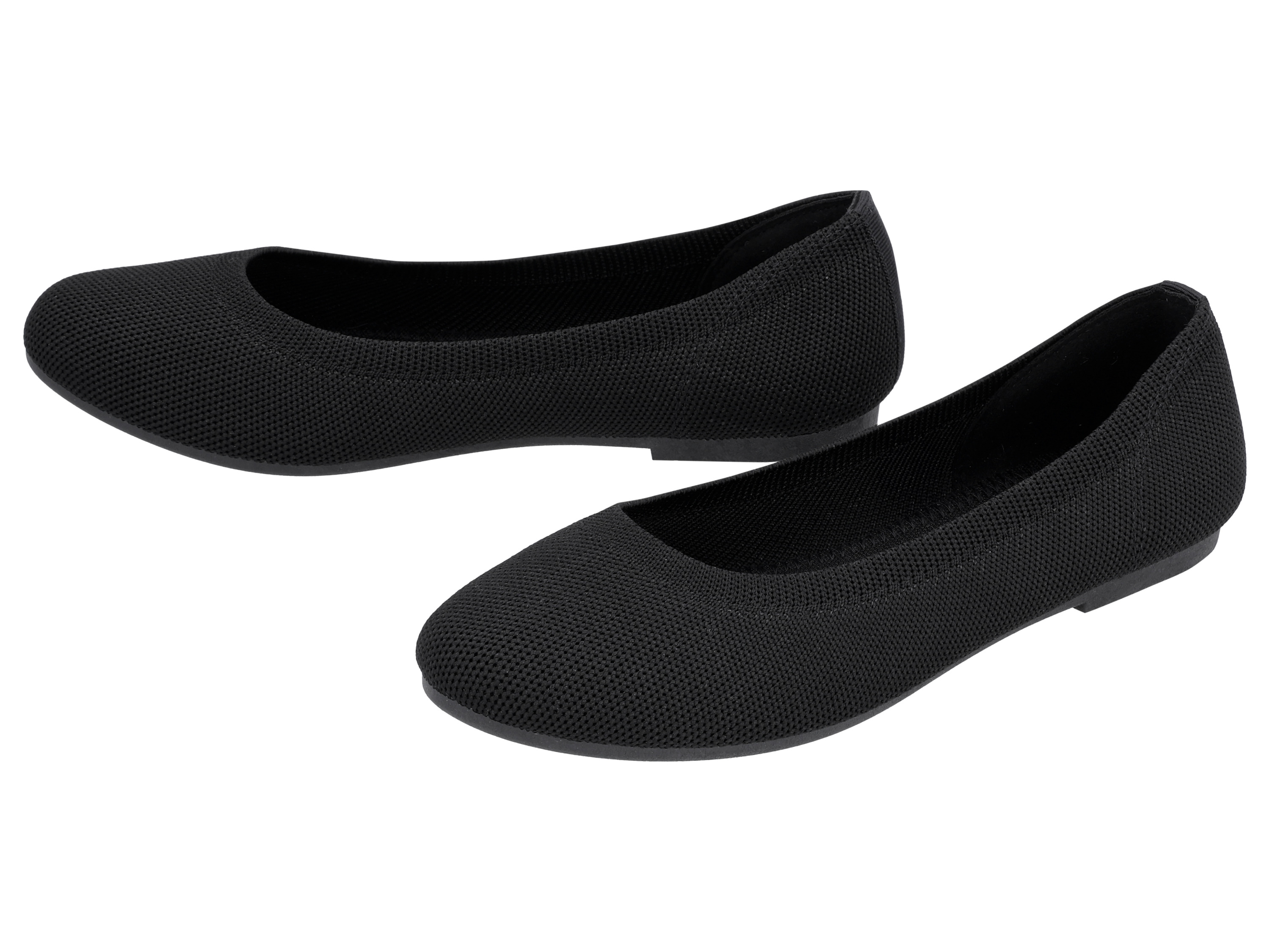 ESMARA® Damen Ballerina (Schwarz, 36)