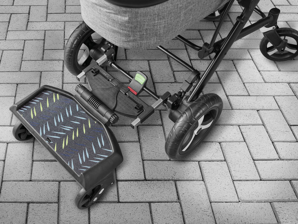 LUPILU® Kinderwagen-Mitfahrbrett mit Anti-Rutsch-Profil – Bild 2 von 3