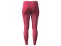 Rosa Sportleggings mit weißen Streifen.