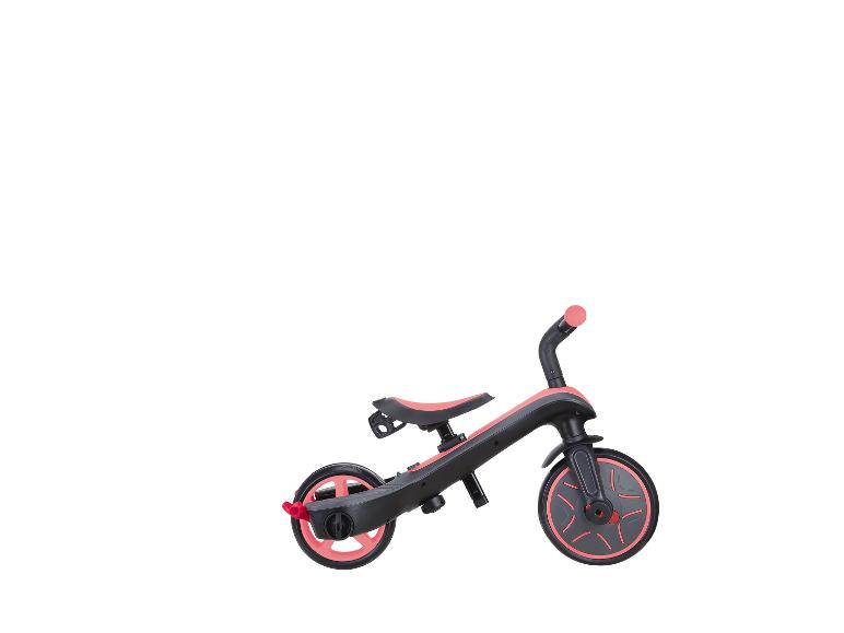 Kinder 2-in-1 Laufrad und Dreirad, schwarz und pink