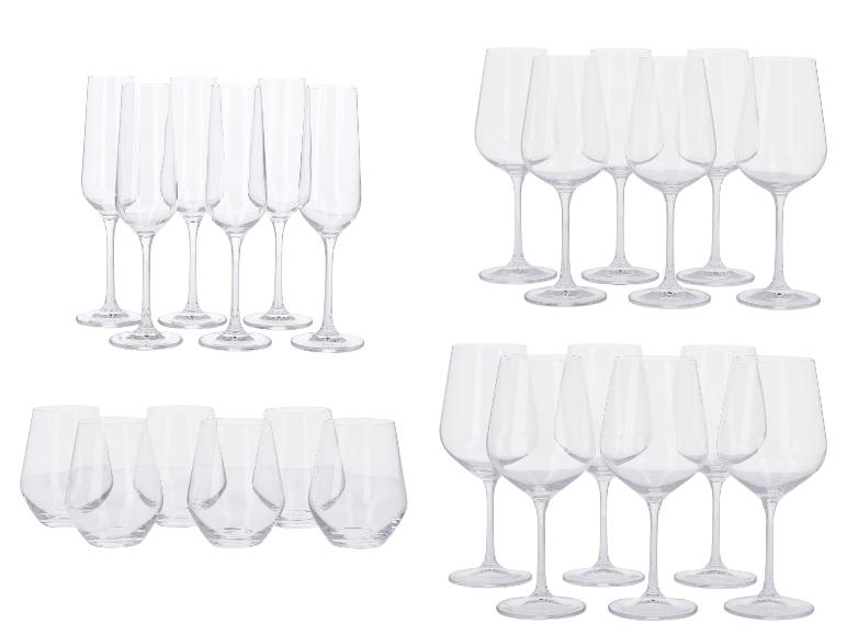Set aus verschiedenen Wein- und Sektgläsern