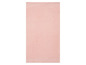 Ein rosa Handtuch.