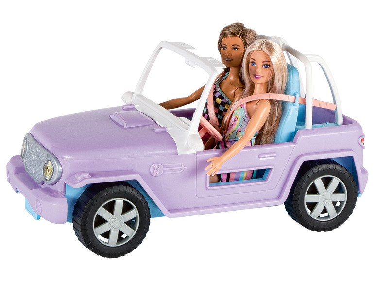 Gehe zu Vollbildansicht: Barbie Geschenkset, mit 2 Puppen, Boot und Jeep - Bild 11