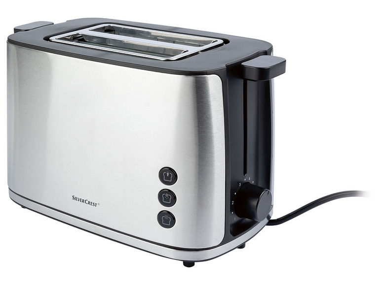 Gehe zu Vollbildansicht: SILVERCREST® Toaster »EDS STE 950 A1«, Edelstahl, mit Brötchenaufsatz - Bild 1