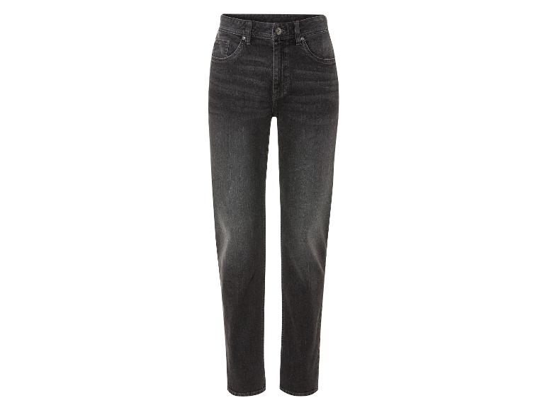 Dunkelgraue Jeans für Damen.