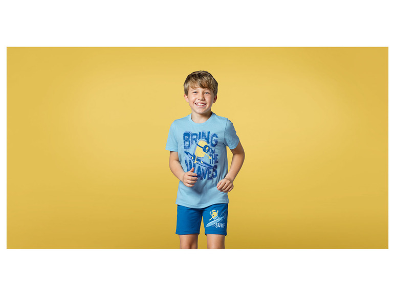 Gehe zu Vollbildansicht: Kleinkinder Jungen Shorts und T-Shirt, 2-teilig, aus weicher Single-Jersey-Qualität - Bild 16