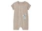 Beige Baby Strampler mit Koala, niedliches Design.