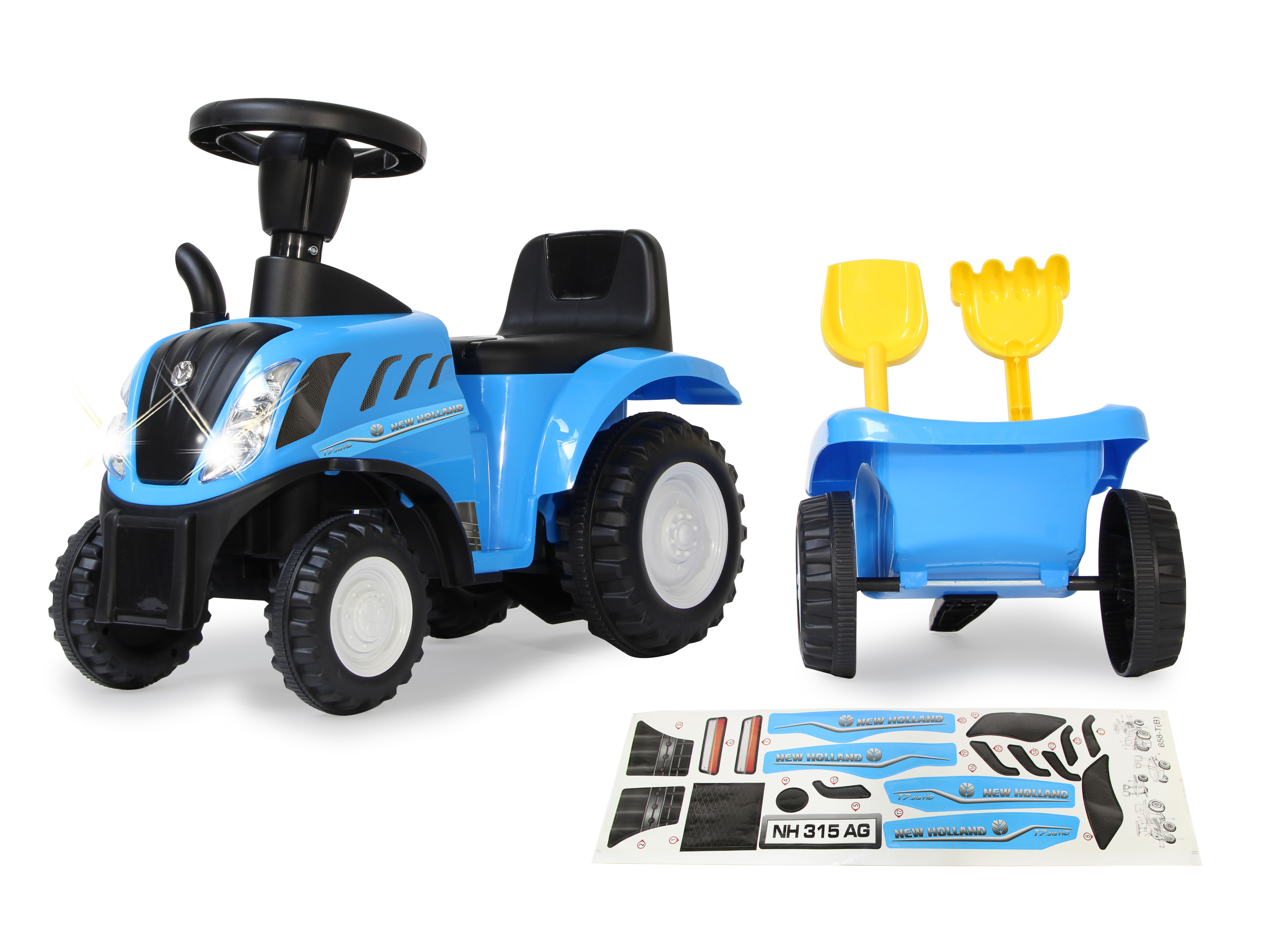 Thumbnail - JAMARA Rutscher Traktor »New Holland T7«, originalgetreu""