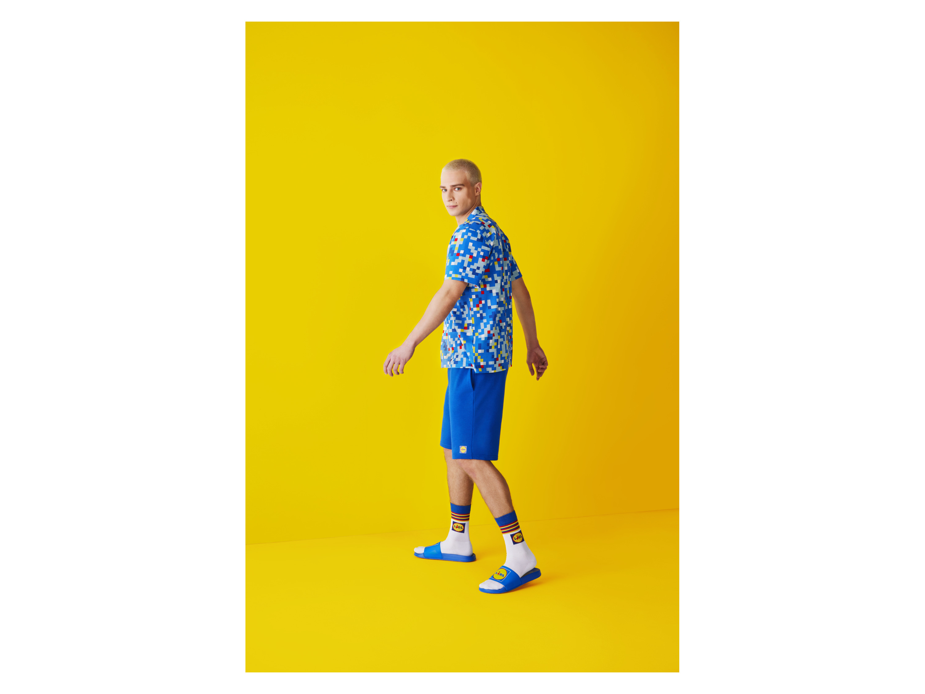 Thumbnail - Herren Sweatshorts (Blau, S (44/46))