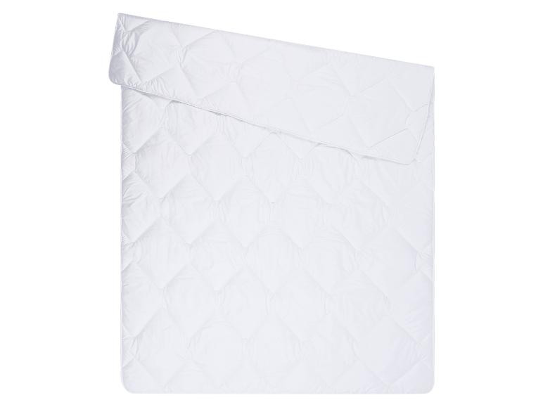 LIVARNO® kochfeste gesteppte weiße Bettdecke, 155 x 220 cm
