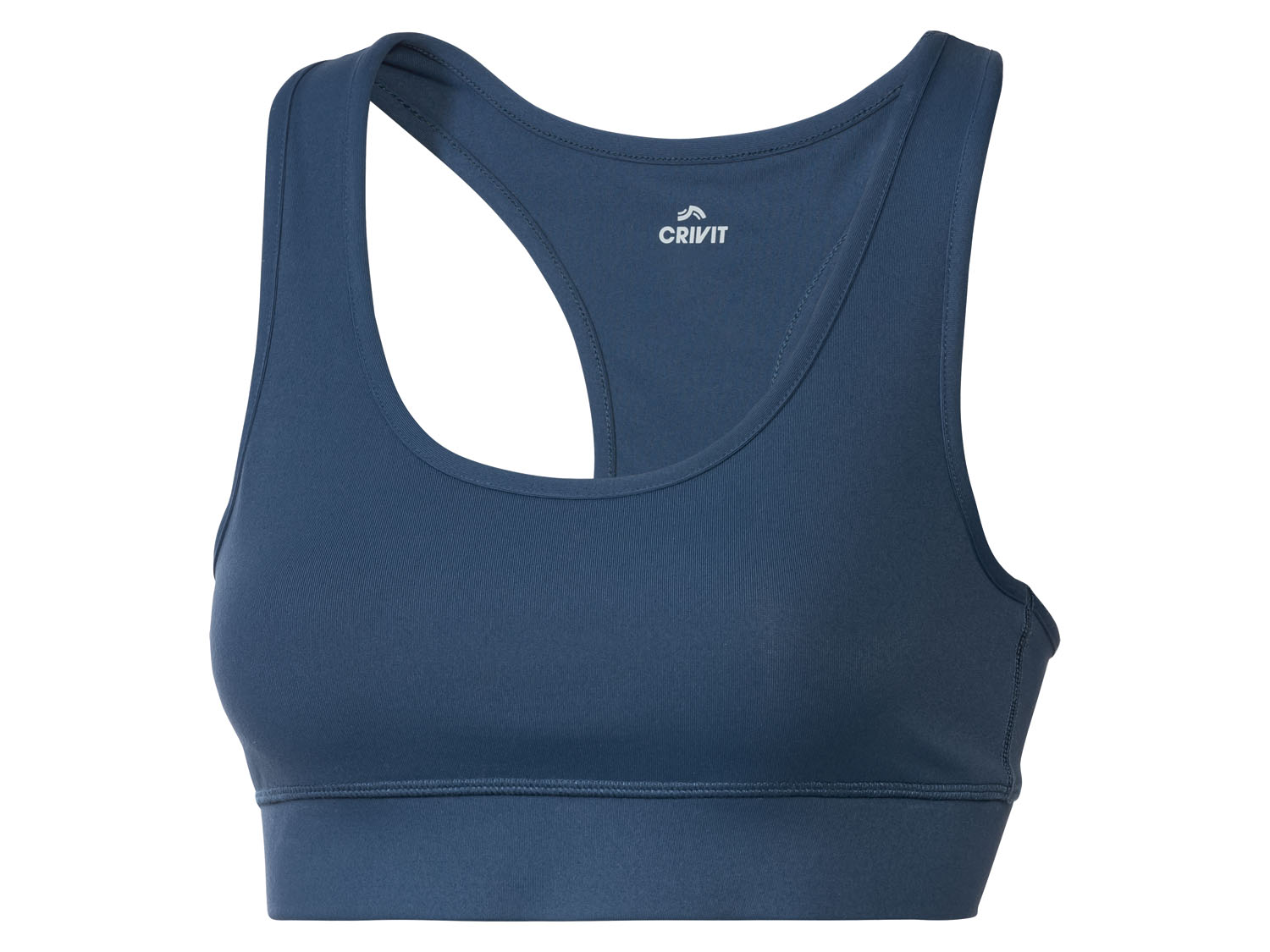 CRIVIT Damen Sport Bustier Medium Level (Blau, XS (32/34)) | 04054601075475