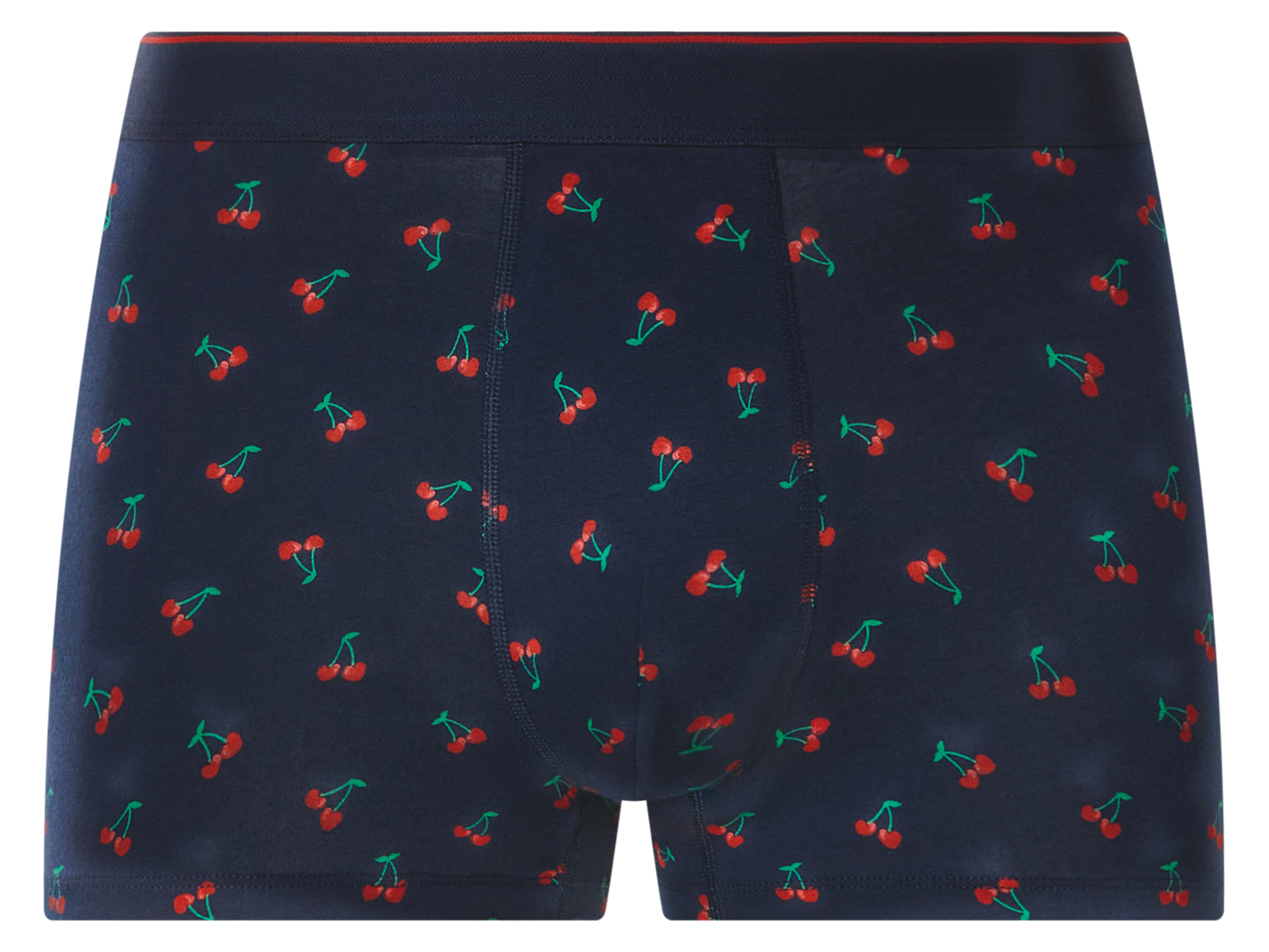 ESMARA MEN Herren Boxer 2 Stück Valentinstag (Kirschen/navy, 5/M) – Bild 2 von 4