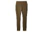 Einfache khakifarbene Hose mit hoher Taille