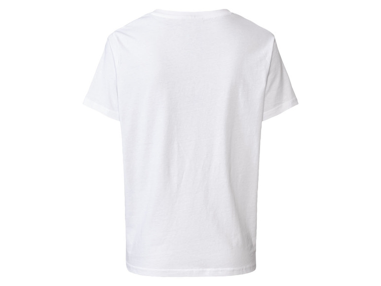 Weißes T-Shirt von hinten