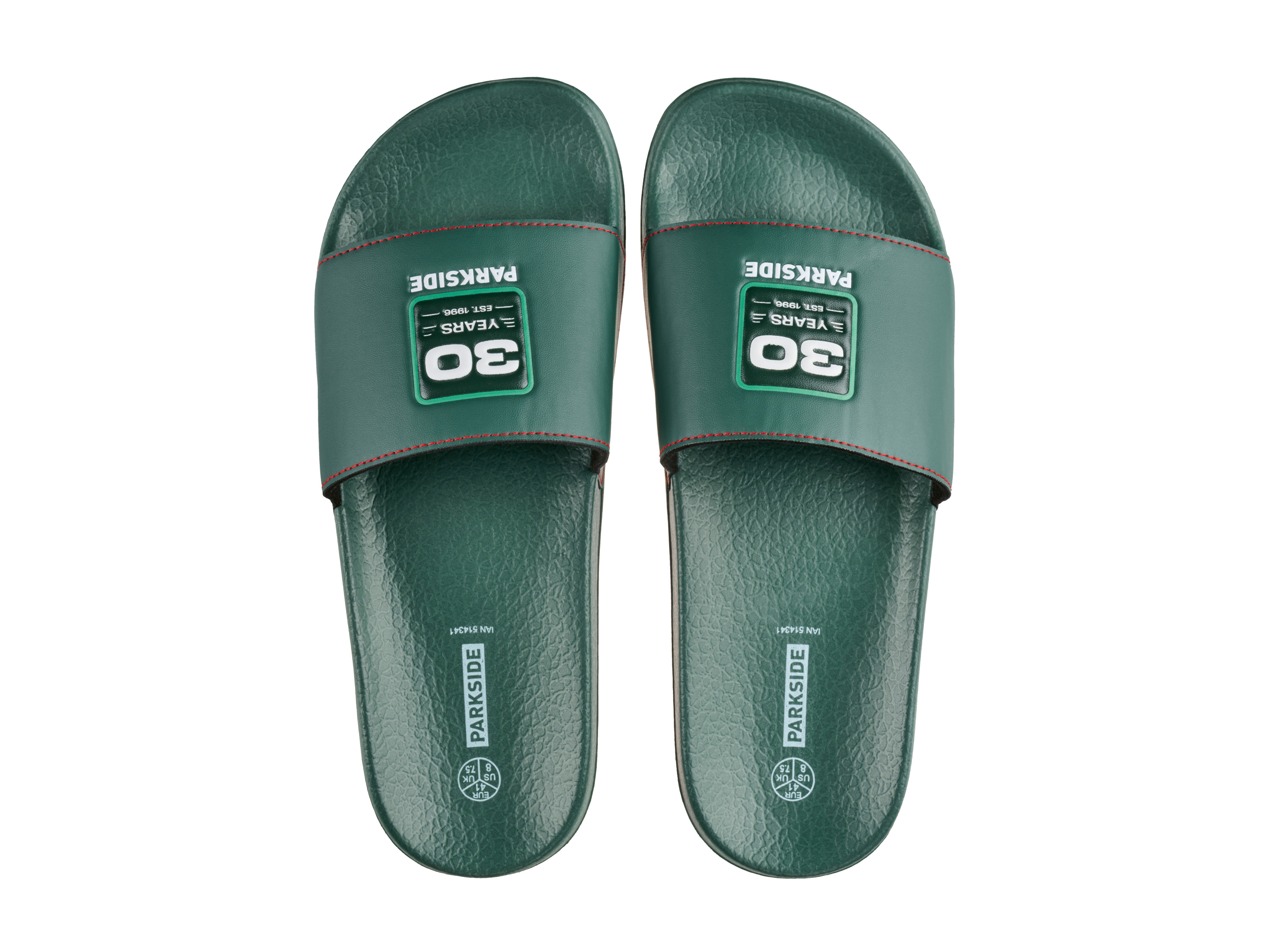 PARKSIDE® Herren Badepantoletten (Grün, 43) – Bild 2 von 4
